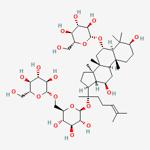 Chemical structure of Notoginsenoside R3