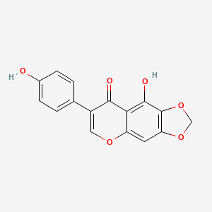 Chemical structure of Irilone