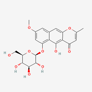 Chemical structure of Rubrofusarin-6-glucoside