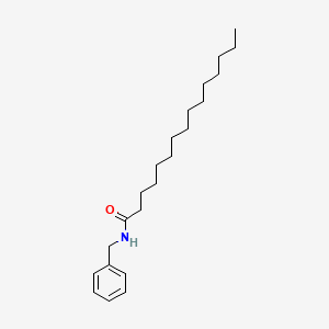 Chemical structure of N-Benzylpentadecanamide