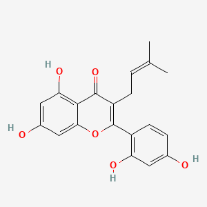 Chemical structure of Albanin A