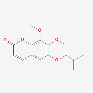 Chemical structure of (-)-8-Methoxyobliquin
