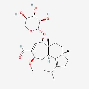 Chemical structure of Erinacine U