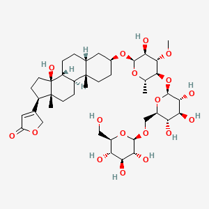 Chemical structure of Thevetin B