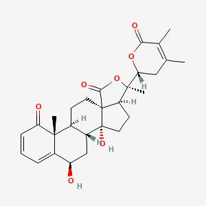Chemical structure of Withaphysalin E