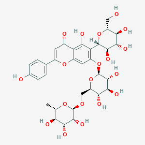 Chemical structure of Isovitexin 7-O-rutinoside