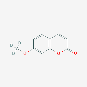 Chemical structure of Herniarin-d3