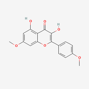 Chemical structure of Kaempferol-7,4'-dimethyl ether