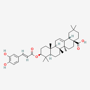 Chemical structure of 3-O-Caffeoyloleanolic acid