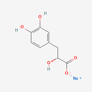Chemical structure of Danshensu sodium