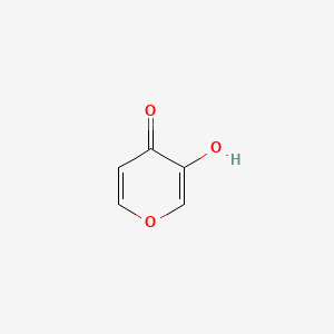 Chemical structure of Pyromeconic acid