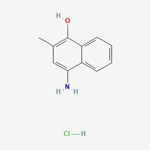 Chemical structure of Vitamin K5 hydrochloride