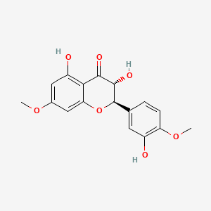 Chemical structure of Blumeatin B