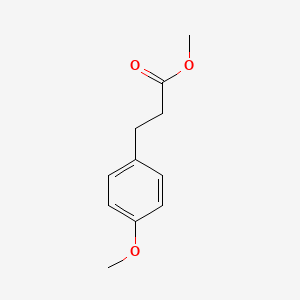 Chemical structure of Methyl p-methoxyhydrocinnamate