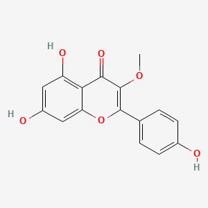 Chemical structure of Isokaempferide