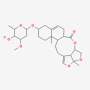Chemical structure of Cynatratoside A