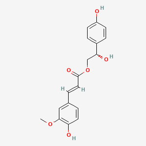 Chemical structure of Decursidate