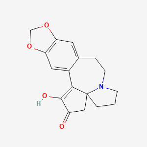 Chemical structure of Demethylcephalotaxinone