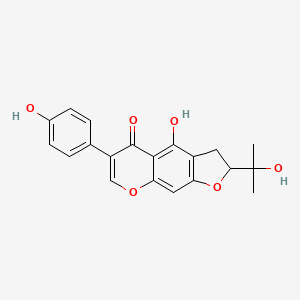 Chemical structure of Erythrinin C
