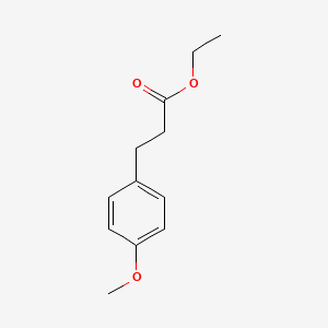 Chemical structure of Ethyl-p-methoxyhydrocinnamate