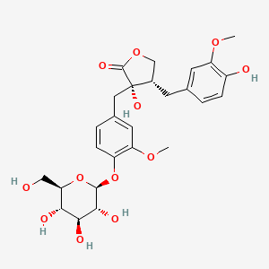 Chemical structure of Nortracheloside