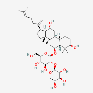 Chemical structure of Notoginsenoside T5