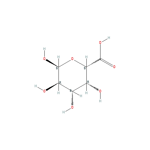 Chemical structure of Polygalacturonic acid
