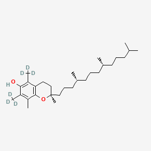 Chemical structure of α-Vitamin E-d6
