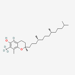 Chemical structure of γ-Tocopherol-d4