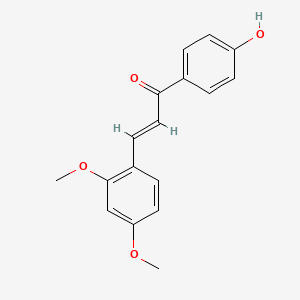 Chemical structure of 4'-Hydroxy-2,4-dimethoxychalcone
