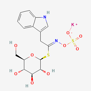 Chemical structure of Glucobrassicin potassium