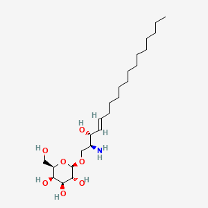 Chemical structure of Glucosylsphingosine-d7