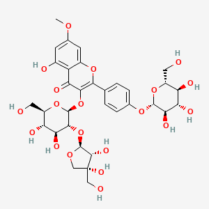 Chemical structure of Complanatoside B