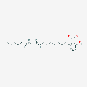 Chemical structure of Ginkgolic acid 17:2