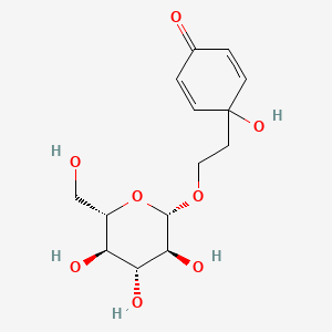 Chemical structure of Cornoside