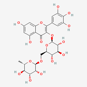 Chemical structure of Myricetin-3-O-rutinoside