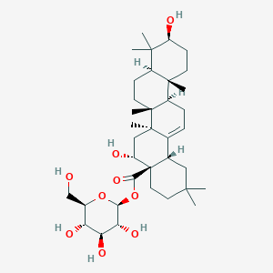 Chemical structure of Echinocystic acid 28-O-β-D-glucoside