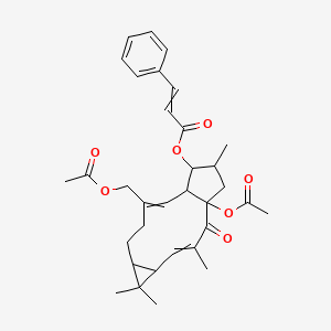 Chemical structure of Euphorbia factor L7a