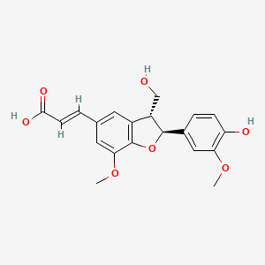 Chemical structure of Glycosmisic acid