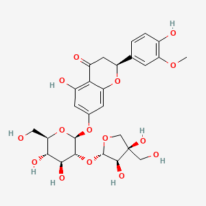 Chemical structure of Viscumneoside III