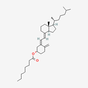 Chemical structure of Vitamin D3 octanoate