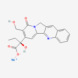 Chemical structure of Sodium Camptothecin