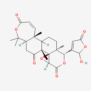 Chemical structure of Kihadanin A