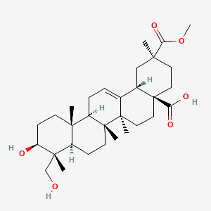 Chemical structure of Phytolaccagenic acid