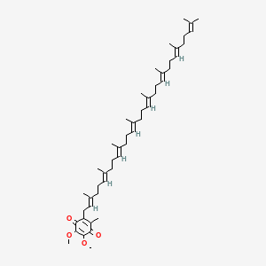 Chemical structure of Coenzyme Q8