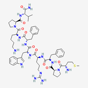 Chemical structure of Nonapeptide-1