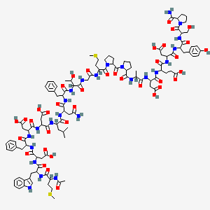 Chemical structure of CXCL8 (54-72)