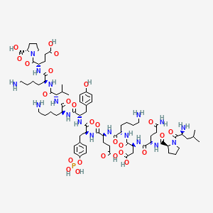 Chemical structure of pJAK2(1001-1013)