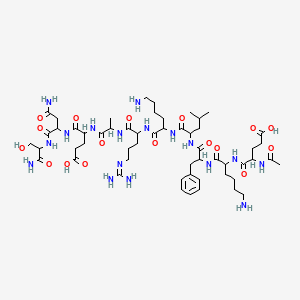 Chemical structure of pCXCL8-1aa