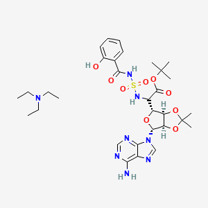 Chemical structure of GGGYK-Biotin